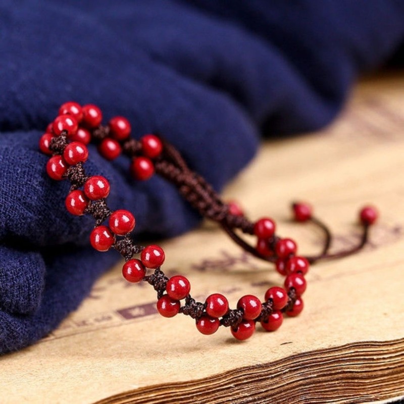 Beading - Bracciale personalizzato con perline di cinabro