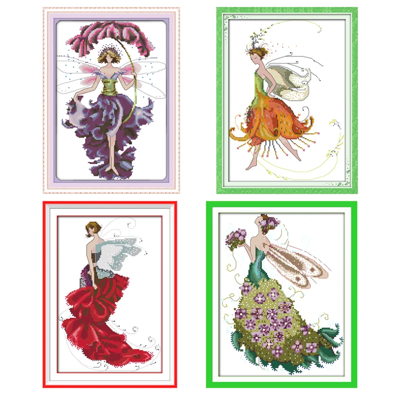 Cotton Embroidery Thread Skeins - Joy Sunday kit punto croce tessuto