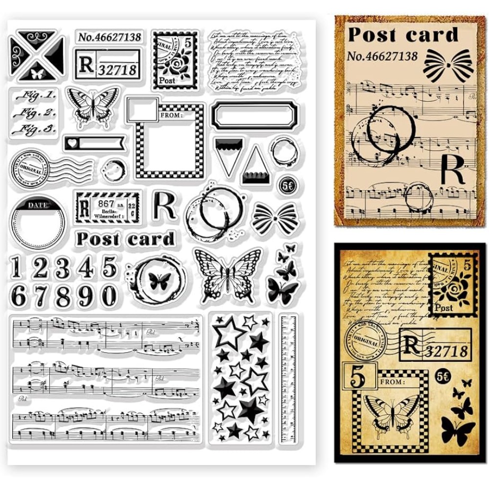 Affrancatura timbri trasparent - Clear Silicone Stamps For Card Making recensione e prezzo