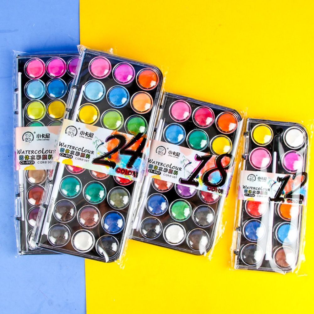 12/18/24/36 colori Set di colo - Watercolor Paint Set Solid Pigment recensione e prezzo