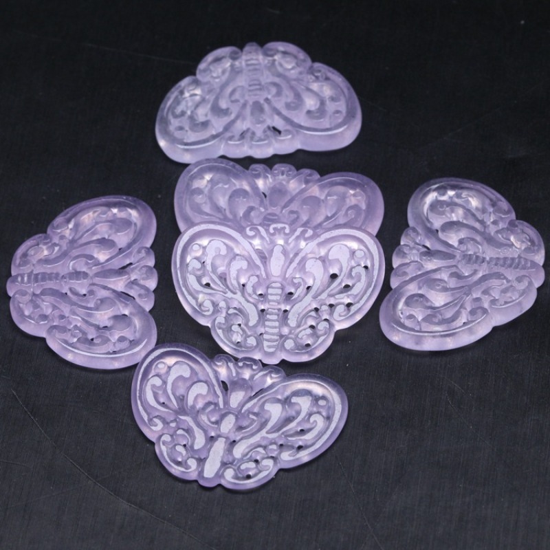 2 pezzi di giada viola natural - Beading recensione e prezzo