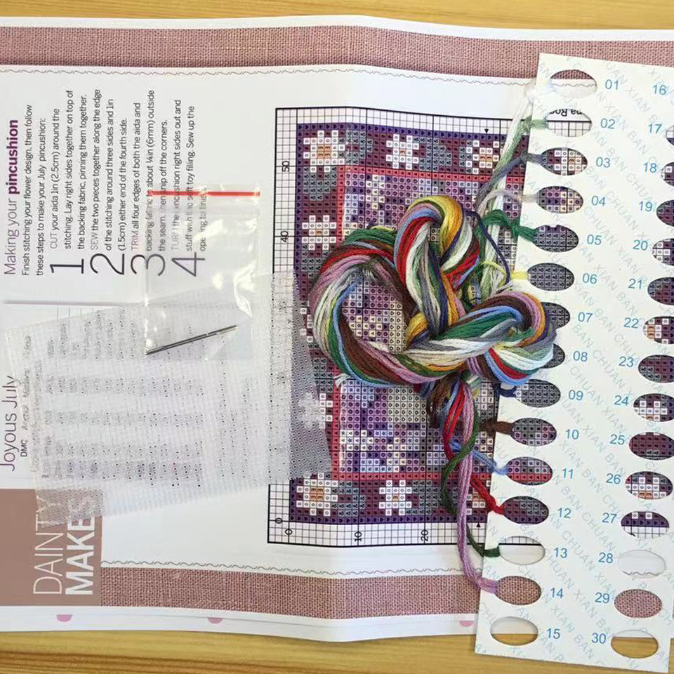 ZC170 Kit punto croce Set da r - Cotton Embroidery Thread Skeins recensione e prezzo