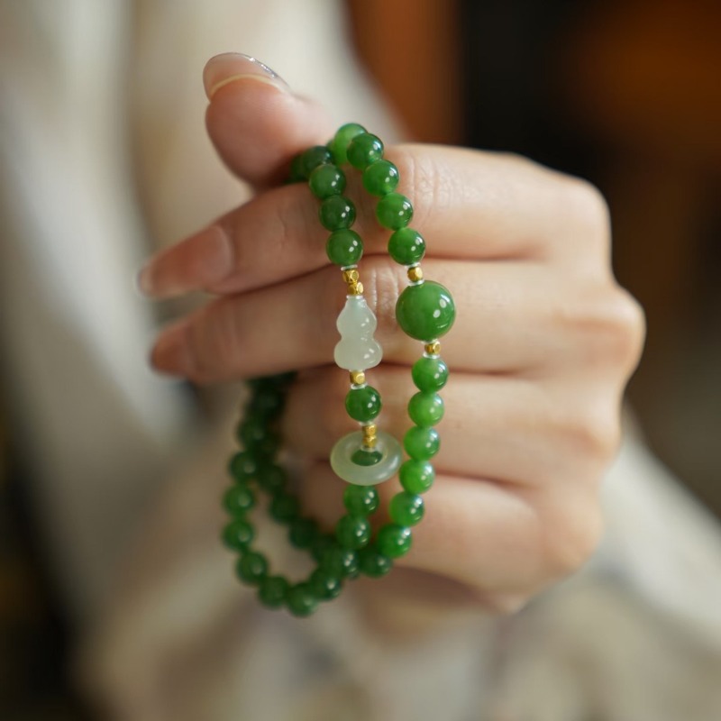 Bracciale in Giada Naturale Ve - Beading recensione e prezzo