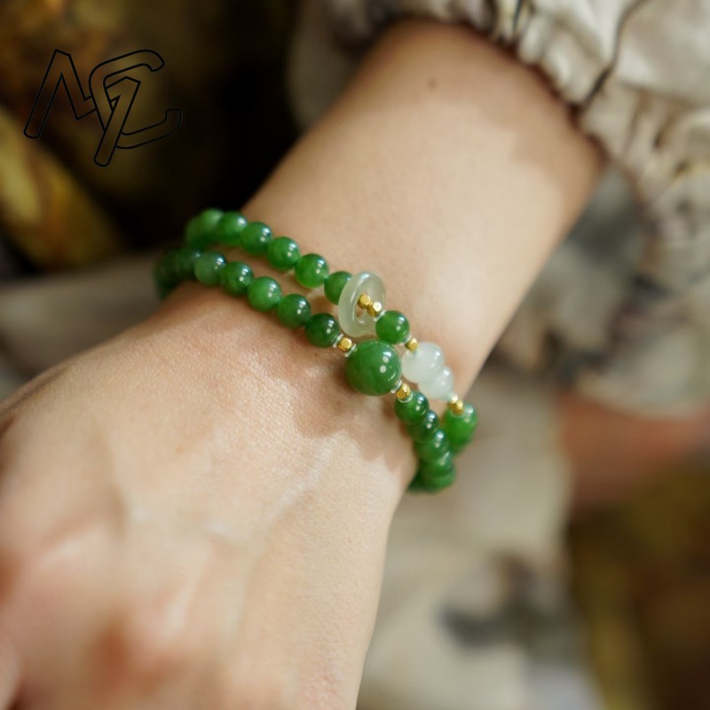 Bracciale in Giada Naturale Ve - Beading recensione e prezzo