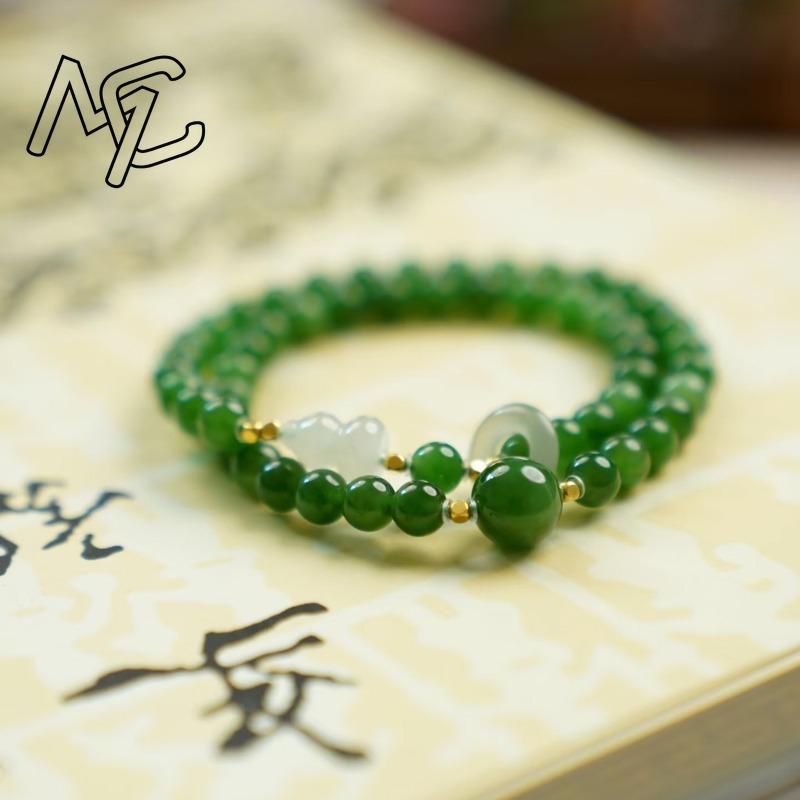 Bracciale in Giada Naturale Ve - Beading recensione e prezzo