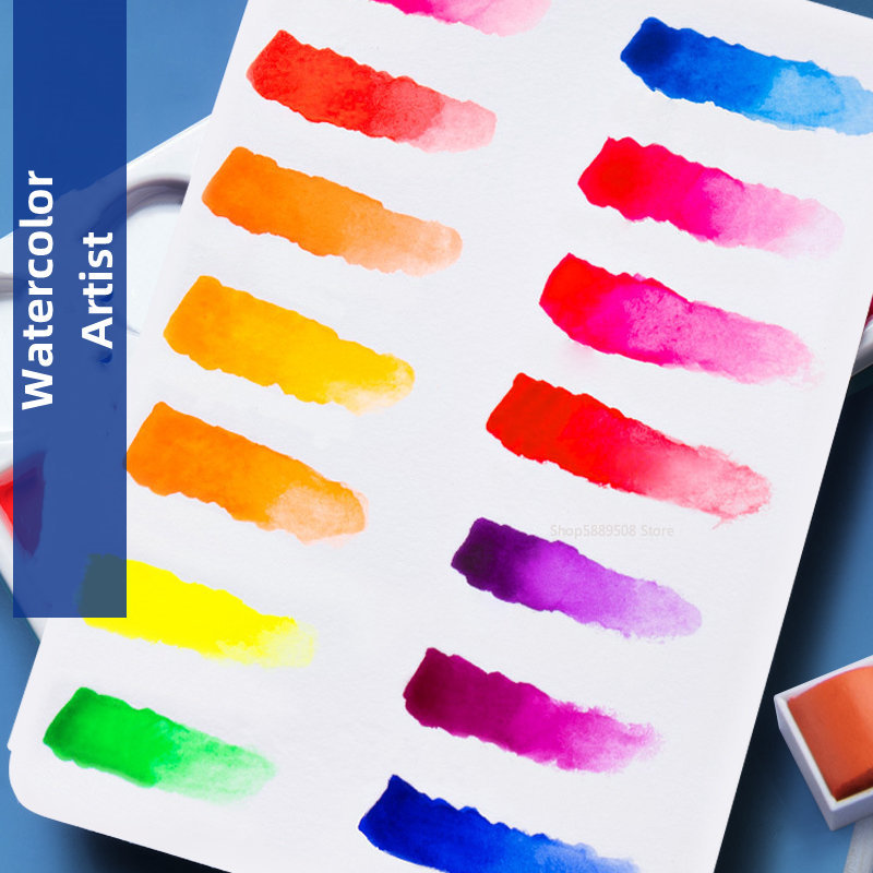 Artisti solidi pigmenti ad acq - Watercolor Paint Set Solid Pigment recensione e prezzo